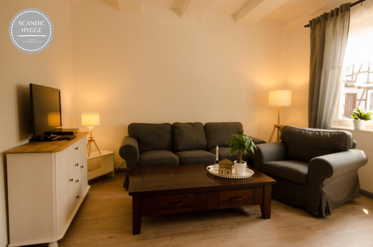 Ferienwohnung Scandic Hygge Bevern Im Weserbergland Exteriör bild