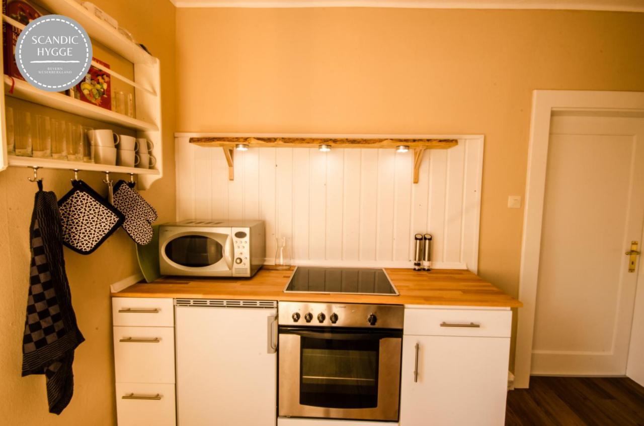 Ferienwohnung Scandic Hygge Bevern Im Weserbergland Exteriör bild